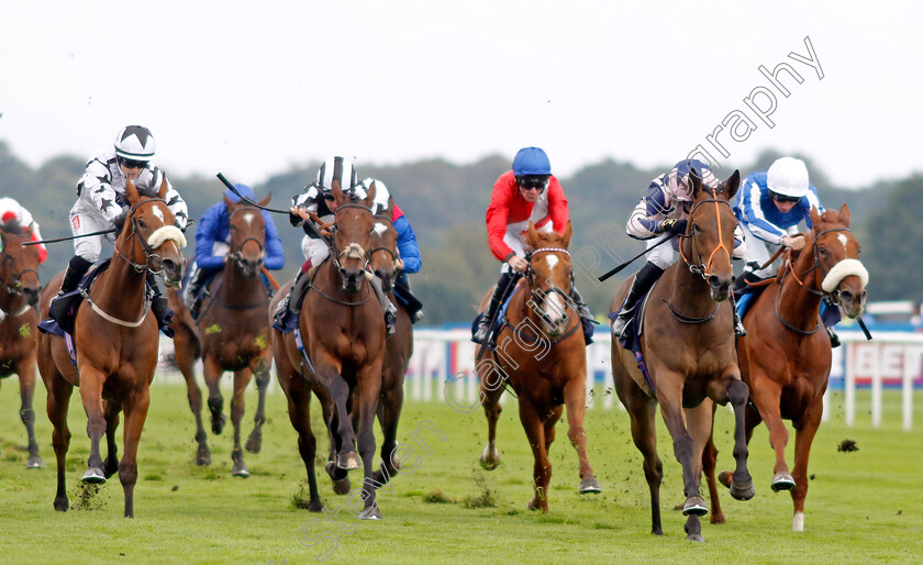 Circe-0006 
 CIRCE (Sean Levey) wins The Coopers Marquees EBF Maiden Fillies Stakes
Doncaster 15 Sep 2023 - Pic Steven Cargill / Racingfotos.com