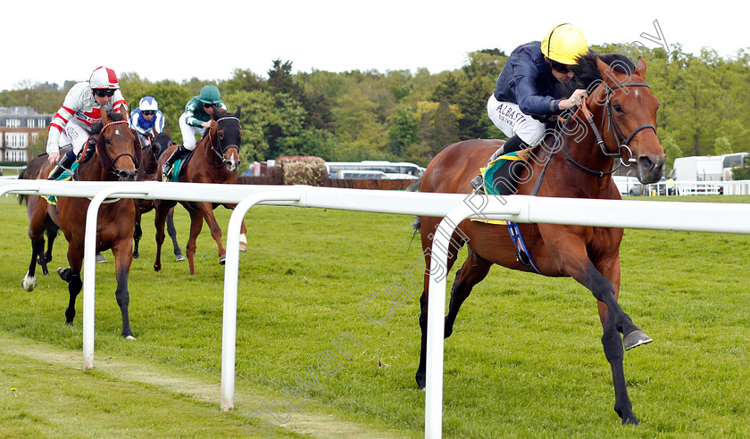 Crystal-Ocean-0003 
 CRYSTAL OCEAN (Ryan Moore) wins The bet365 Gordon Richards Stakes
Sandown 26 Apr 2019 - Pic Steven Cargill / Racingfotos.com