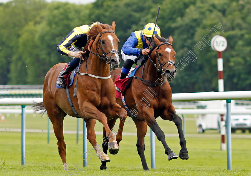 Whoputfiftyinyou-0005 
 WHOPUTFIFTYINYOU (left, David Probert) beats MIGHTY ULYSSES (right) in The Cazoo Silver Bowl Handicap
Haydock 21 May 2022 - Pic Steven Cargill / Racingfotos.com