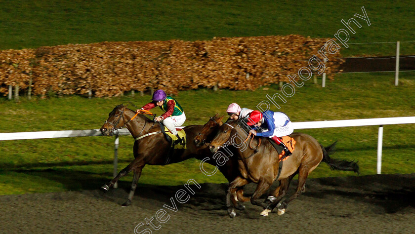 La-Maquina-0001 
 LA MAQUINA (Nicola Currie) beats IN THE RED (right) and THE LAMPLIGHTER (centre) in The Matchbook VIP Handicap
Kempton 6 Mar 2019 - Pic Steven Cargill / Racingfotos.com