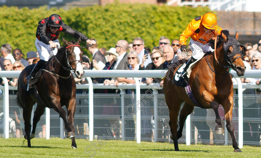 Angle-Land-0006 
 ANGLE LAND (Hayley Turner) beats DREAM COMPOSER (left) in The William Hill Handicap
Goodwood 26 May 2023 - Pic Steven Cargill / Racingfotos.com