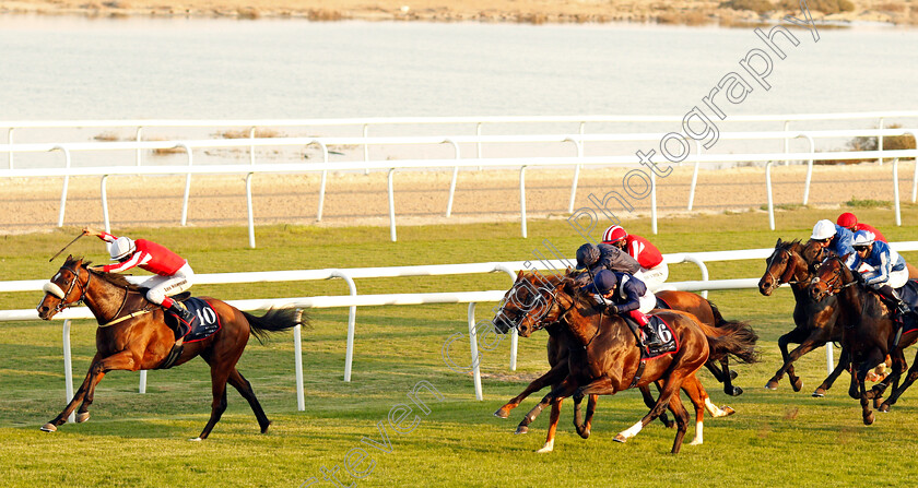 Simsir-0006 
 SIMSIR (Lee Newman) beats GLOBAL GIANT (right) and SOVEREIGN (hidden) in The Bahrain International Trophy
Rashid Equestrian & Horseracing Club, Bahrain, 20 Nov 2020 - Pic Steven Cargill / Racingfotos.com