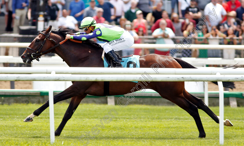 Valid-Point-0003 
 VALID POINT (Javier Castellano) wins Allowance
Belmont Park USA 7 Jun 2019 - Pic Steven Cargill / Racingfotos.com