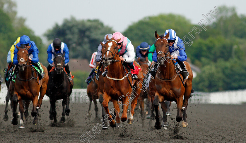 Wishaah-0005 
 WISHAAH (right, Jim Crowley) beats BEHELD (centre) in The Unibet Extra Place Offers Every Day Novice Stakes Div1
Kempton 2 Jun 2021 - Pic Steven Cargill / Racingfotos.com