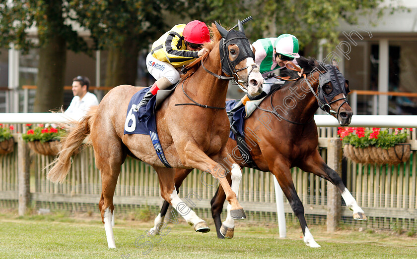 Balgair-0002 
 BALGAIR (left, Andrea Atzeni) beats MEDIEVAL (right) in The Club188 Exclusive Offers Handicap
Newmarket 28 Jun 2018 - Pic Steven Cargill / Racingfotos.com