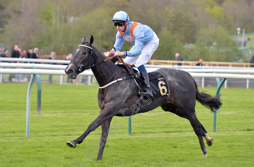 Got-To-Love-A-Grey-0007 
 GOT TO LOVE A GREY (Sam James) wins The British Racing Supports Stephen Lawrence Day Restricted Novice Stakes
Nottingham 22 Apr 2023 - pic Steven Cargill / Becky Bailey / Racingfotos.com