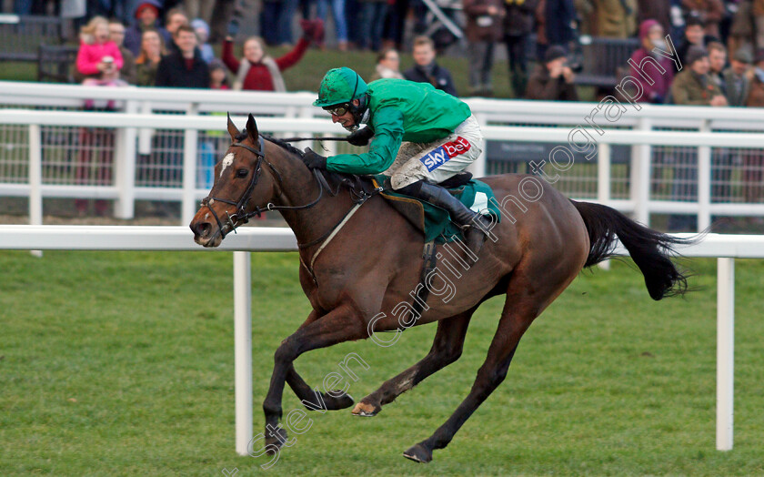 Wholestone-0007 
 WHOLESTONE (Daryl Jacob) wins The Dornan Engineering Relkeel Hurdle Cheltenham 1 Jan 2018 - Pic Steven Cargill / Racingfotos.com