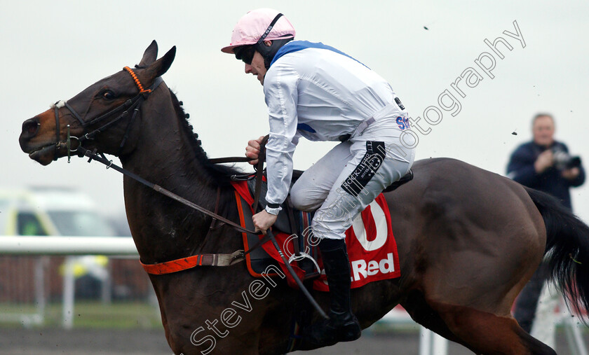 Waiting-Patiently-0002 
 Brian Hughes falls from WAITING PATIENTLY during the 32Red King George VI Chase
Kempton 26 Dec 2018 - Pic Steven Cargill / Racingfotos.com