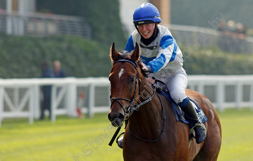 Spirited-Guest-0008 
 SPIRITED GUEST (Rosie Margarson) after The Longines Handicap
Ascot 24 Jul 2021 - Pic Steven Cargill / Racingfotos.com