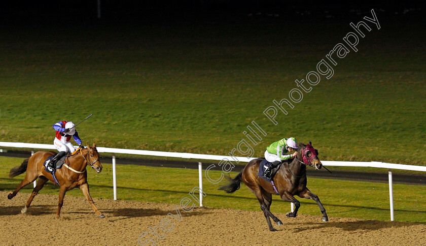 Bang-On-The-Bell-0001 
 BANG ON THE BELL (Clifford Lee) wins The Play Coral Racing Super Series For Free Handicap
Wolverhampton 11 Mar 2022 - Pic Steven Cargill / Racingfotos.com