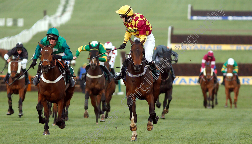 Siruh-Du-Lac-0004 
 SIRUH DU LAC (Lizzie Kelly) beats JANIKA (left) in The Brown Advisory & Merriebelle Stable Plate
Cheltenham 14 Mar 2019 - Pic Steven Cargill / Racingfotos.com