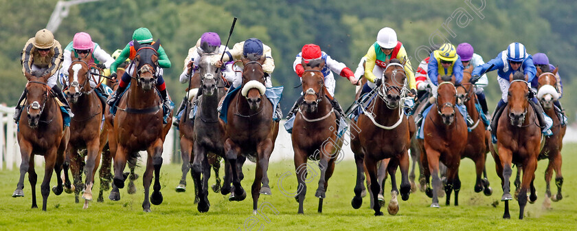 Quinault-0011 
 QUINAULT (green cap, Connor Planas) beats WASHINGTON HEIGHTS (centre) in The Oakmere Homes Supporting Macmillan Sprint Handicap
York 17 Jun 2023 - Pic Steven Cargill / Racingfotos.com