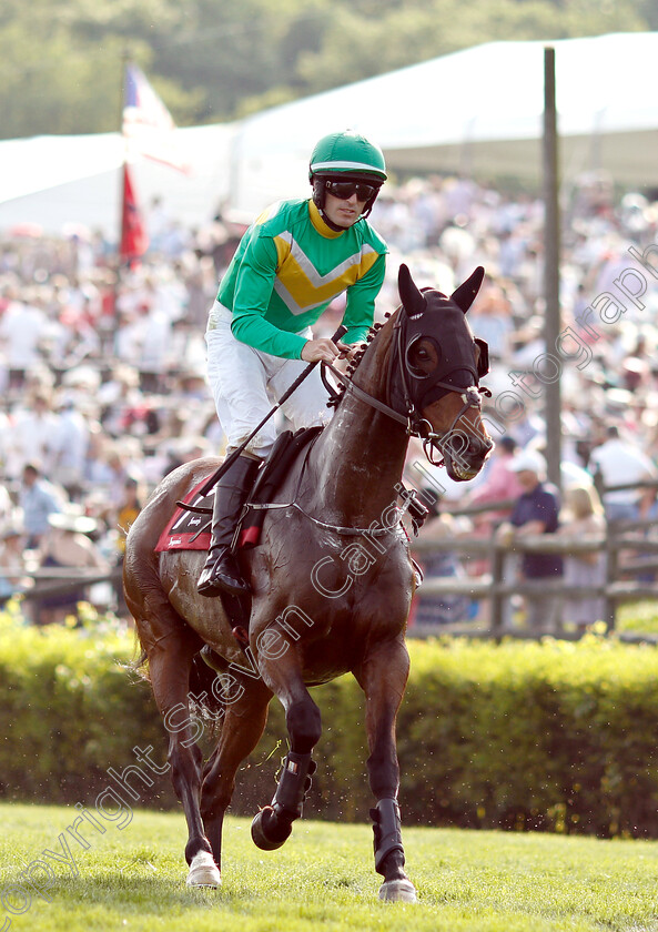 Jamarjo-0001 
 JAMARJO (Kieran Norris) before The Calvin Houghland Iroquois Hurdle
Percy Warner Park, Nashville USA, 12 May 2018 - Pic Steven Cargill / Racingfotos.com