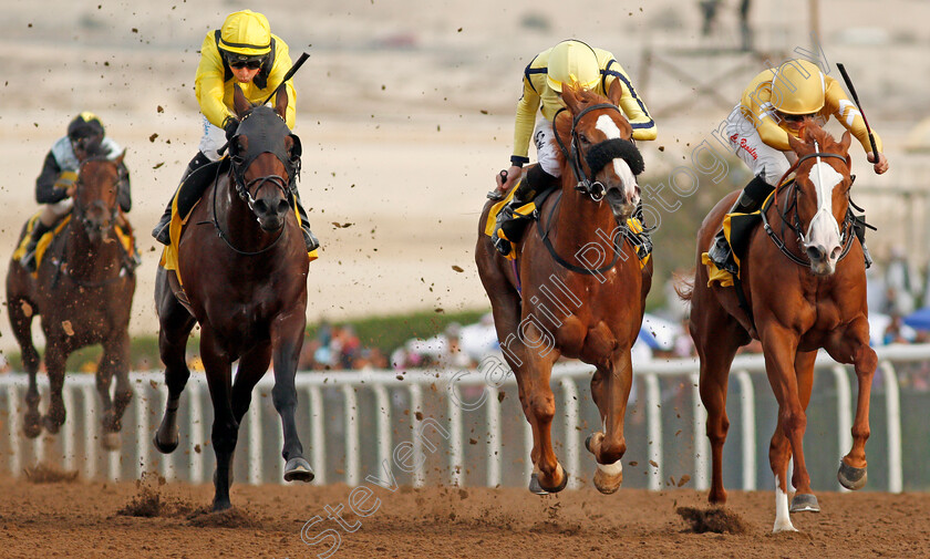 Last-Surprise-0004 
 LAST SURPRISE (centre, James Doyle) beats HAMAMA (right) and SADEEDD (left) in The Shadwell Farm Conditions Stakes
Jebel Ali 24 Jan 2020 - Pic Steven Cargill / Racingfotos.com