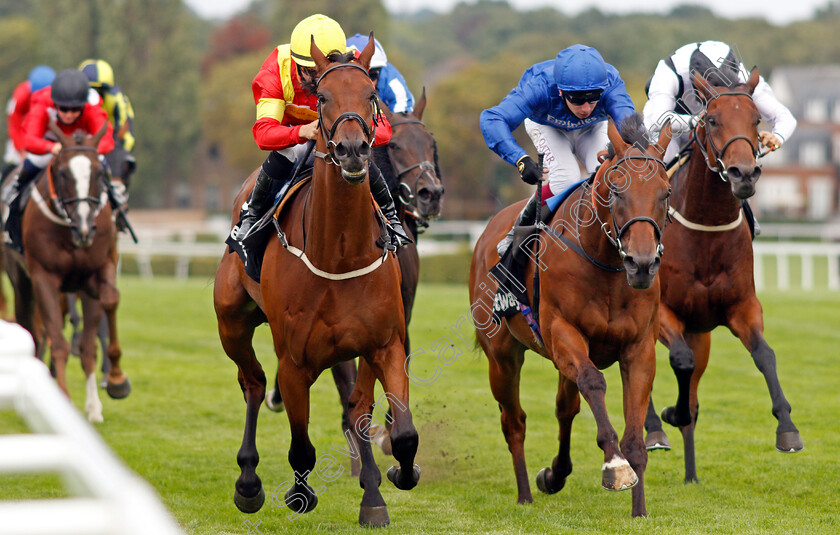 Data-Protection-0003 
 DATA PROTECTION (left, Nicola Currie) beats HIGH END (2nd right) in The Betway Handicap
Sandown 23 Aug 2020 - Pic Steven Cargill / Racingfotos.com