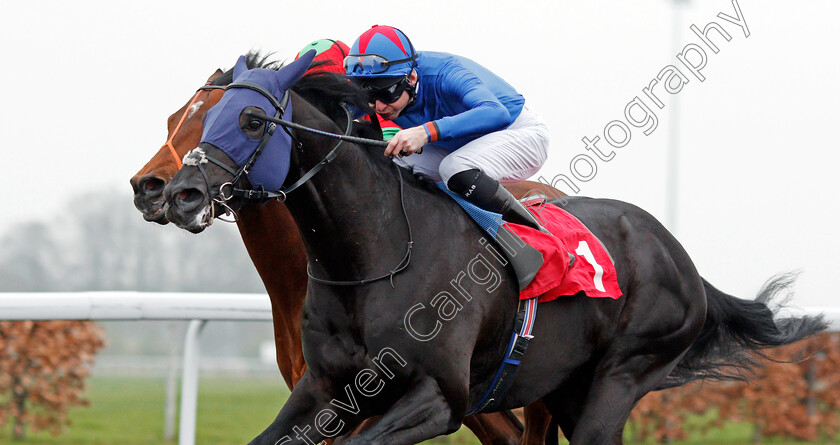 Fennaan-0005 
 FENNAAN (Robert Havlin) wins The Bet At racinguk.com Novice Median Auction Stakes Div1 Kempton 11 Apr 2018 - Pic Steven Cargill / Racingfotos.com