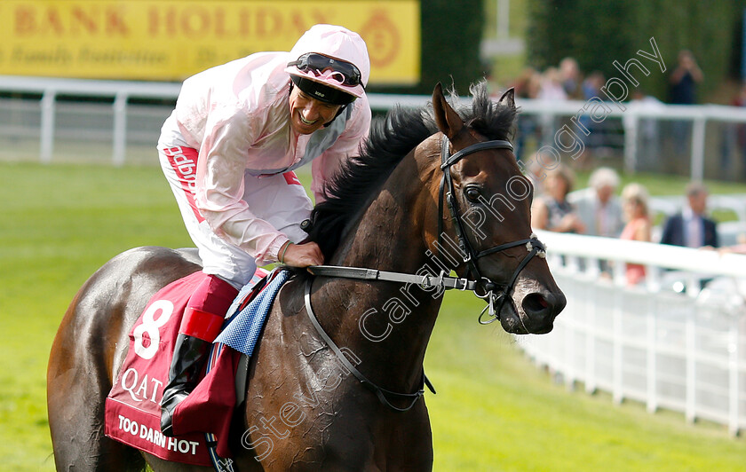 Too-Darn-Hot-0011 
 TOO DARN HOT (Frankie Dettori) after The Qatar Sussex Stakes
Goodwood 31 Jul 2019 - Pic Steven Cargill / Racingfotos.com