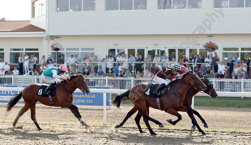 Hector-Loza-0002 
 HECTOR LOZA (Nicky Mackay) wins The Hills Prospect Champagne & Prosecco Novice Stakes
Chelmsford 23 Jul 2019 - Pic Steven Cargill / Racingfotos.com