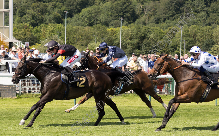 Em-Jay-Kay-0005 
 EM JAY KAY (Tyler Heard) wins The Follow Us On X @betrhino Handicap
Nottingham 19 Jul 2024 - Pic Steven Cargill / Megan Dent / Racingfotos.com