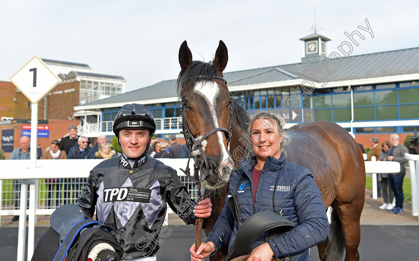 Rajmeister-0012 
 RAJMEISTER (Harry Burns) winner of The British Racing Supports Stephen Lawrence Day Apprentice Handicap
Nottingham 22 Apr 2023 - pic Steven Cargill / Becky Bailey / Racingfotos.com