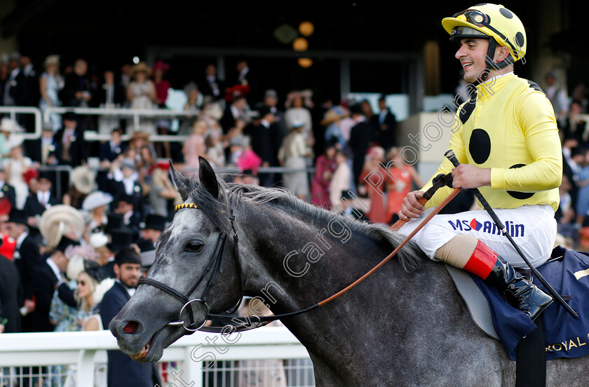 Defoe-0008 
 DEFOE (Andrea Atzeni) after The Hardwicke Stakes
Royal Ascot 22 Jun 2019 - Pic Steven Cargill / Racingfotos.com