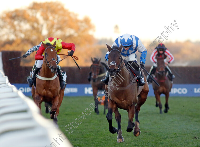 Boothill-0004 
 BOOTHILL (Jonathan Burke) wins The Jim Barry Wines Hurst Park Handicap Chase
Ascot 25 Nov 2023 - Pic Steven Cargill / Racingfotos.com