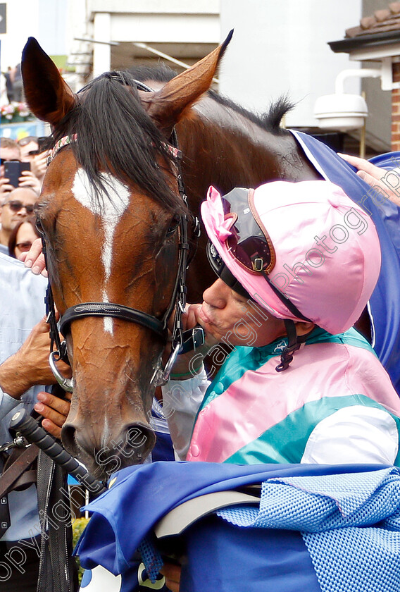 Enable-0025 
 ENABLE (Frankie Dettori) after The Coral Eclipse Stakes
Sandown 6 Jul 2019 - Pic Steven Cargill / Racingfotos.com