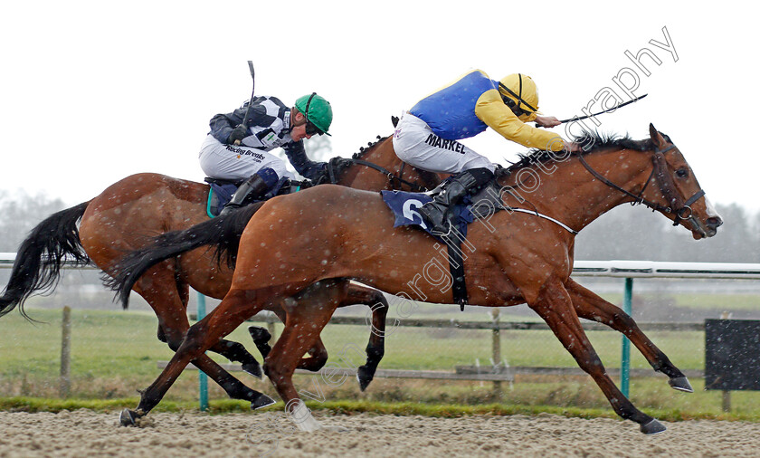 Renardeau-0003 
 RENARDEAU (Tom Marquand) wins The Betway Heed Your Hunch Handicap
Lingfield 11 Dec 2019 - Pic Steven Cargill / Racingfotos.com