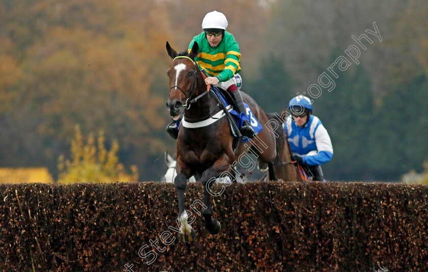 Jonbon-0001 
 JONBON (Aidan Coleman) wins The Close Brothers Henry VIII Novices Chase
Sandown 3 Dec 2022 - Pic Steven Cargill / Racingfotos.com