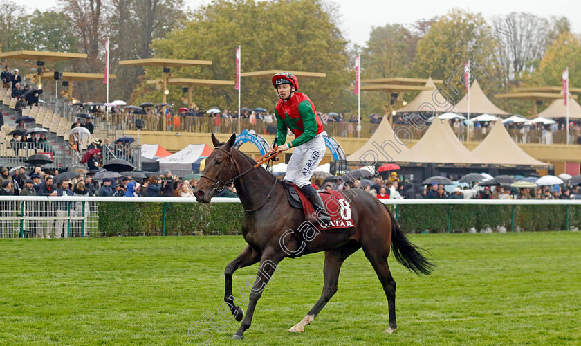 Vertical-Blue-0006 
 VERTICAL BLUE (A Pouchin) winner of The Qatar Prix Marcel Boussac
Longchamp 6 Oct 2024 - Pic Steven Cargill / Racingfotos.com