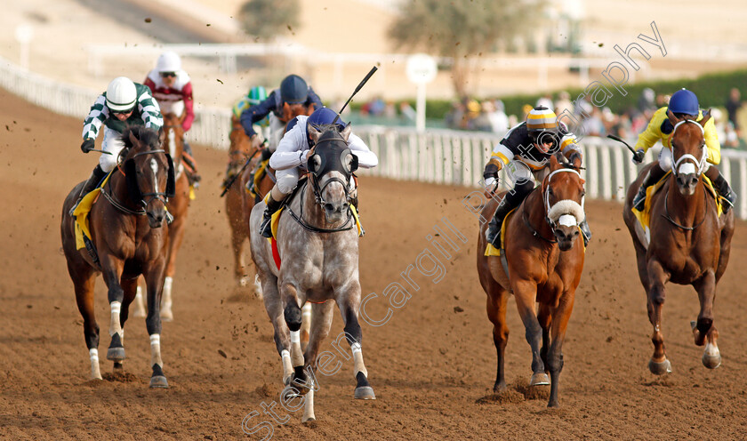 Chiefdom-0007 
 CHIEFDOM (2nd left, Royston Ffrench) beats SHAMAAL NIBRAS (2nd right) in The Jebel Ali Mile
Jebel Ali 24 Jan 2020 - Pic Steven Cargill / Racingfotos.com