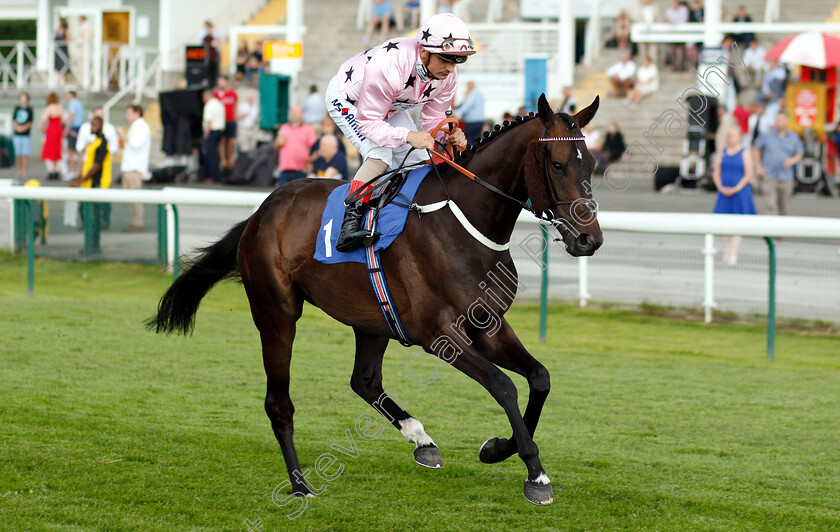 Champagne-Marengo-0001 
 CHAMPAGNE MARENGO (Andrea Atzeni) winner of The Download The Mansionbet App Handicap
Nottingham 16 Jul 2019 - Pic Steven Cargill / Racingfotos.com