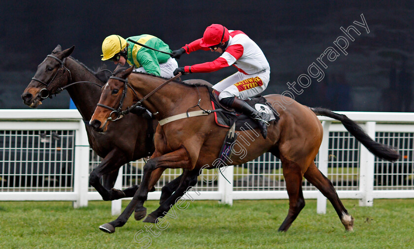 Mr-Medic-0003 
 MR MEDIC (right, James Best) beats ROCK ON ROCKY (left) in The My Pension Expert Handicap Chse Ascot 23 Dec 2017 - Pic Steven Cargill / Racingfotos.com