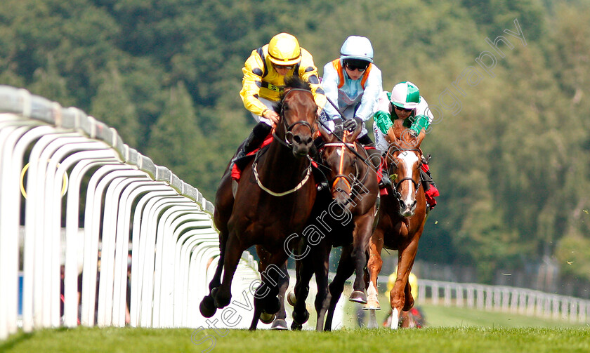 Just-Hubert-0004 
 JUST HUBERT (left, Tom Marquand) beats BUCKMAN TAVERN (right, Nicola Currie) in The Young Stayers Handicap 
Sandown 25 Jul 2019 - Pic Steven Cargill / Racingfotos.com