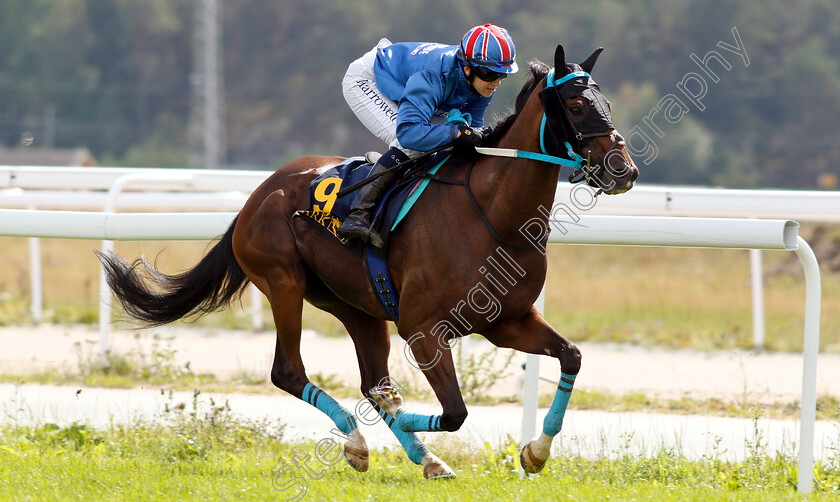 Thewaytoyou-0004 
 ELLA FITZ (Georgia Cox) wins The Lady Jockeys Thoroughbred World Championship Round 3
Bro Park Sweden 5 Aug 2018 - Pic Steven Cargill / Racingfotos.com