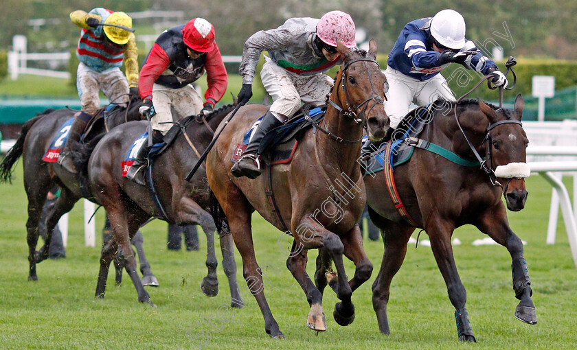 Petite-Power-0001 
 PETITE POWER (centre, Liam Harrison) beats PLANTAGENET (right) in The Ryman Stationery Cheltenham Business Club Amateur Riders Handicap Chase
Cheltenham 25 Oct 2019 - Pic Steven Cargill / Racingfotos.com