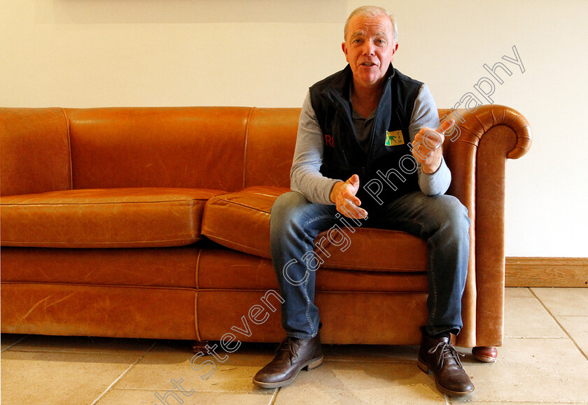 Karl-Burke-0005 
 KARL BURKE relaxing at Tattersalls Sales
Newmarket 16 Oct 2018 - Pic Steven Cargill