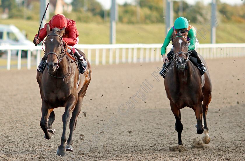 Furious-0002 
 FURIOUS (left, Oisin Murphy) beats STREET PARADE (right) in The totepool Cashback Club At totesport.com Handicap 
Chelmsford 4 Sep 2019 - Pic Steven Cargill / Racingfotos.com