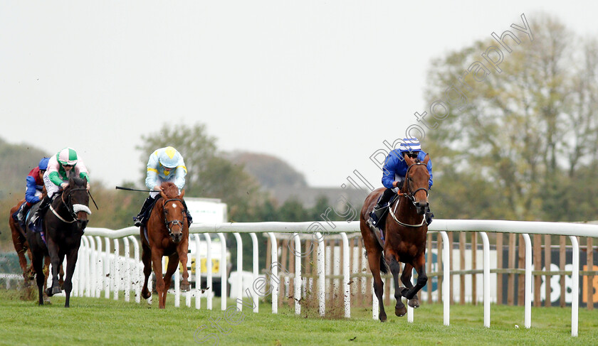 West-End-Charmer-0002 
 WEST END CHARMER (Silvestre De Sousa) wins The Almeda Facilities EBF Novice Stakes
Bath 17 Oct 2018 - Pic Steven Cargill / Racingfotos.com