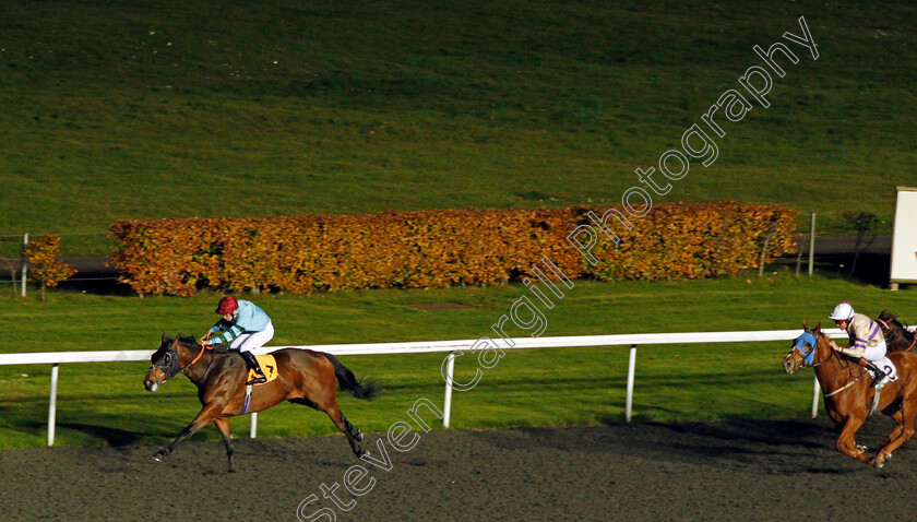 Volturnus-0002 
 VOLTURNUS (Nicky Mackay) wins The 32Red On The App Store Handicap Kempton 8 Nov 2017 - Pic Steven Cargill / Racingfotos.com