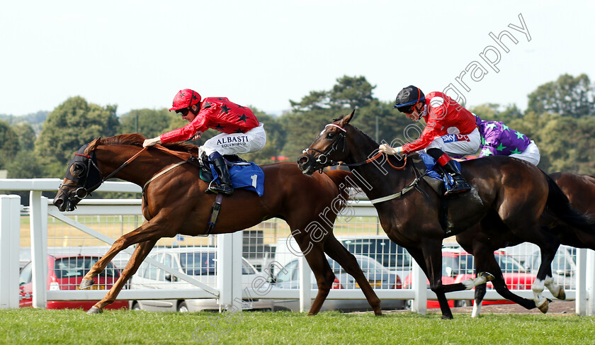 De-Medici-0003 
 DE MEDICI (Oisin Murphy) beats JACK REGAN (right) in The Download The Coral App Handicap
Sandown 7 Jul 2018 - Pic Steven Cargill / Racingfotos.com