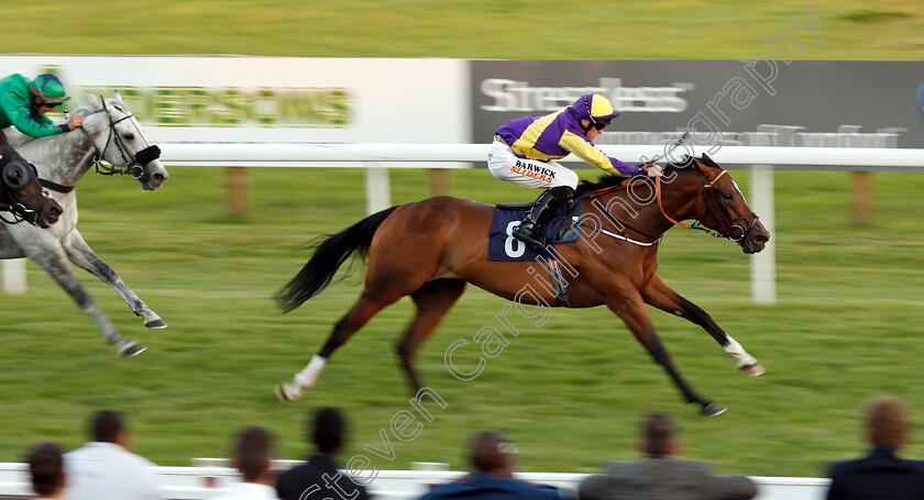 Toolatetodelegate-0001 
 TOOLATETODELEGATE (Trevor Whelan) wins The Sky Sports Racing Sky 415 Classified Stakes
Bath 3 Jul 2019 - Pic Steven Cargill / Racingfotos.com