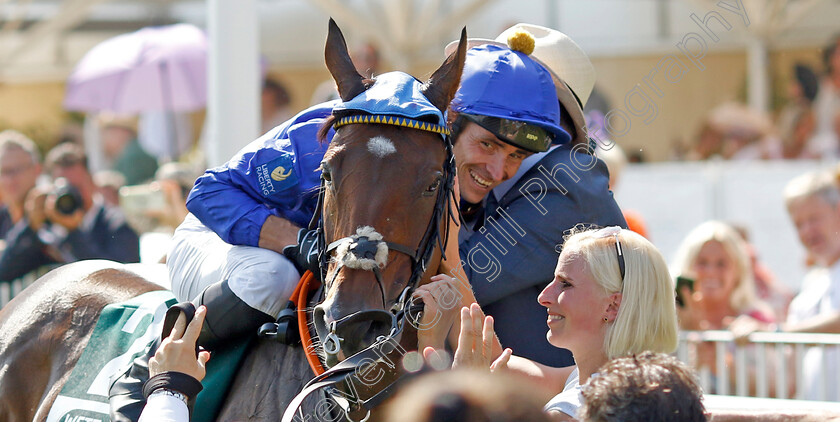 Fantastic-Moon-0010 
 FANTASTIC MOON (Rene Piechulek) winner of The Wettstar.de 154. Grosser Preis Von Baden
Baden Baden 1 Sep 2024 - Pic Steven Cargill / Racingfotos.com