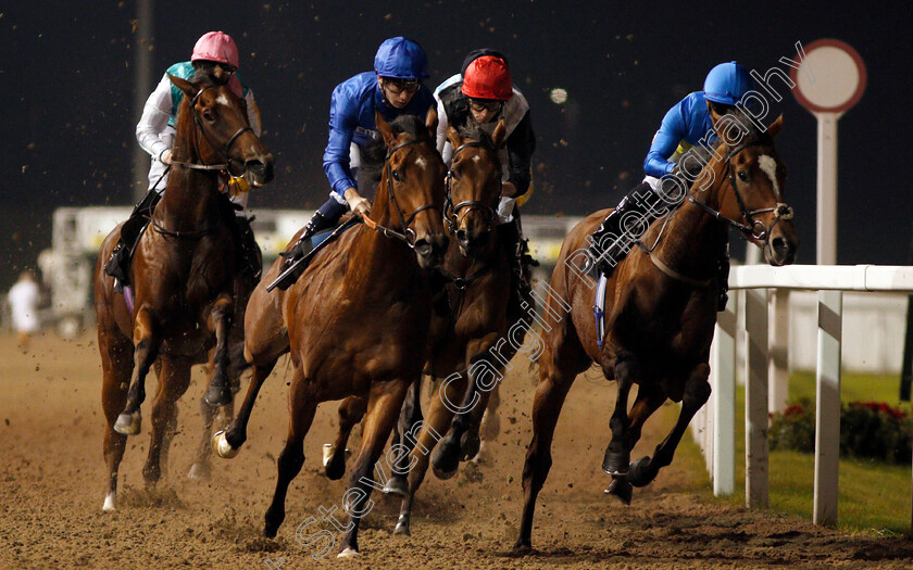 Spinning-Melody-0002 
 SPINNING MELODY (right, Silvestre De Sousa) with VALLEY OF LIGHT (centre) on her way to winning The Bet totetrifecta At betfred.com Maiden Stakes Chelmsford 12 Oct 2017 - Pic Steven Cargill / Racingfotos.com