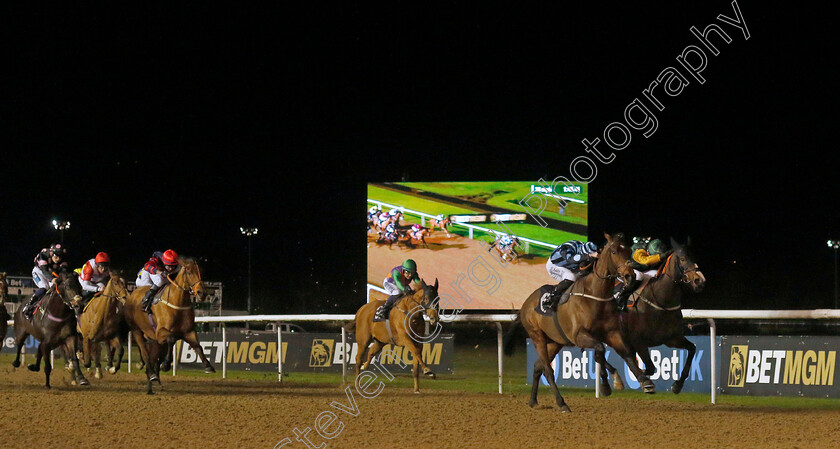 Bass-Player-0003 
 BASS PLAYER (Rossa Ryan) wins The Betmgm Handicap
Wolverhampton 20 Dec 2024 - Pic Steven Cargill / Racingfotos.com