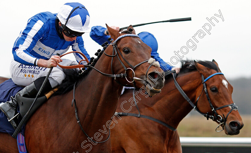 Bangkok-0007 
 BANGKOK (Ryan Moore) beats FOREST OF DEAN (right) in The Betway Winter Derby Trial Stakes
Lingfield 6 Feb 2021 - Pic Steven Cargill / Racingfotos.com