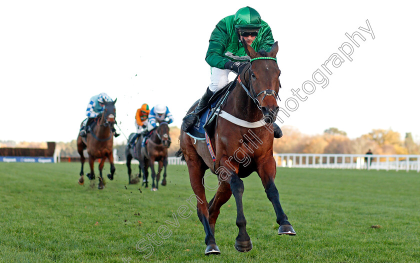 Top-Notch-0004 
 TOP NOTCH (Nico de Boinville) wins The Christy 1965 Chase Ascot 25 Nov 2017 - Pic Steven Cargill / Racingfotos.com