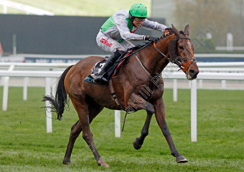 Perfect-Candidate-0005 
 PERFECT CANDIDATE (Paddy Brennan) wins The BetVictor.com Handicap Chase Cheltenham 18 Nov 2017 - Pic Steven Cargill / Racingfotos.com