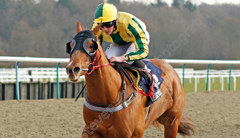 Rock-On-Baileys-0004 
 ROCK ON BAILEYS (Lewis Edmunds) wins The 32Red Casino Handicap Lingfield 23 Feb 2018 - Pic Steven Cargill / Racingfotos.com