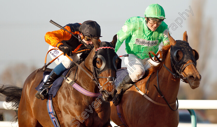 The-Right-Choice-0004 
 THE RIGHT CHOICE (right, Sebastian Woods) beats POINT ZERO (left) in The Betway Classified Claiming Stakes
Southwell 11 Dec 2018 - Pic Steven Cargill / Racingfotos.com